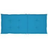 NNEVL Garden Chair Cushions 2 pcs Blue 120x50x3 cm
