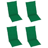 NNEVL Garden Chair Cushions 4 pcs Green 120x50x3 cm