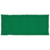 NNEVL Garden Chair Cushions 4 pcs Green 120x50x3 cm