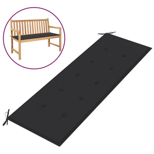 NNEVL Garden Bench Cushion Anthracite 150x50x3 cm