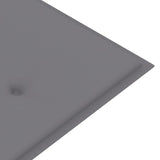 NNEVL Garden Bench Cushion Grey 150x50x3 cm