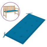 NNEVL Garden Bench Cushion Blue 100x50x3 cm