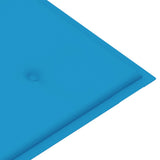 NNEVL Garden Bench Cushion Blue 100x50x3 cm