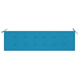 NNEVL Garden Bench Cushion Blue 180x50x3 cm