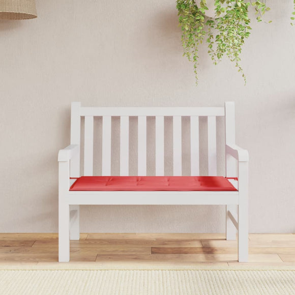 NNEVL Garden Bench Cushion Red 120x50x3 cm Oxford Fabric