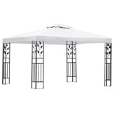 NNEVL Gazebo White 3x4 m