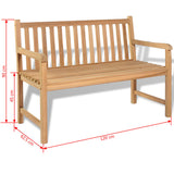 NNEVL Garden Bench 120 cm Teak