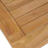 NNEVL Coffee Table Teak 90x50x45 cm