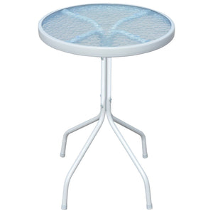 NNEVL Bistro Table Grey 50x71 cm Steel