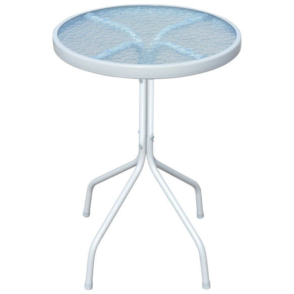 NNEVL Bistro Table Grey 50x71 cm Steel