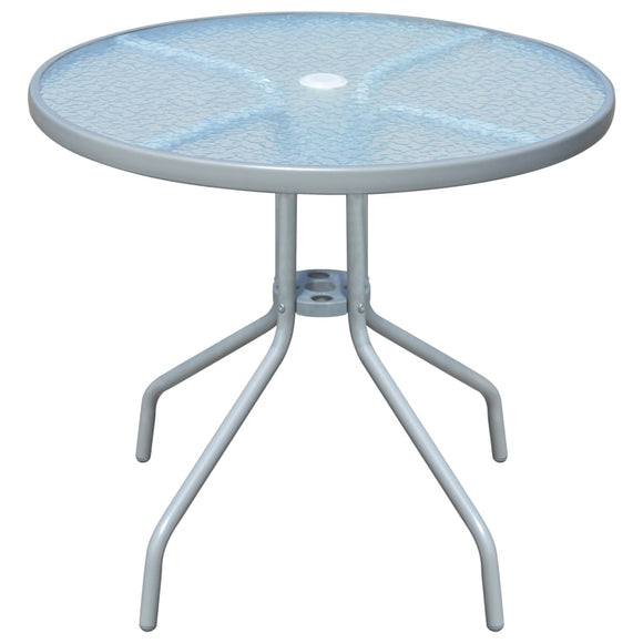 NNEVL Bistro Table Grey 80x71 cm Steel