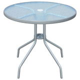 NNEVL Bistro Table Grey 80x71 cm Steel