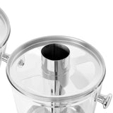 NNEVL Double Juice Dispenser Stainless Steel 2 x 8 L