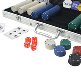 NNEVL Poker Set with 500 Chips Aluminium