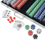 NNEVL Poker Set with 1000 Chips Aluminium