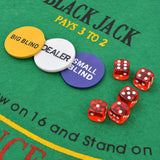 NNEVL Combine Poker/Blackjack Set with 600 Laser Chips Aluminium