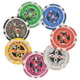 NNEVL Combine Poker/Blackjack Set with 600 Laser Chips Aluminium