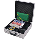 NNEVL Combine Poker/Blackjack Set with 600 Laser Chips Aluminium