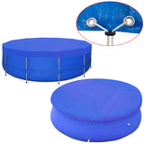 NNEVL Pool Cover PE Round 460 cm 90 g/m?