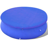 NNEVL Pool Cover PE Round 460 cm 90 g/m?