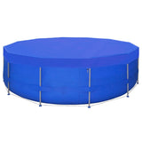 NNEVL Pool Cover PE Round 460 cm 90 g/m?