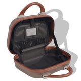 NNEVL Four Piece Hardcase Trolley Set Coffee