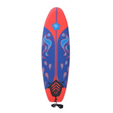 NNEVL Surfboard Blue and Red 170 cm