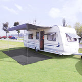 NNEVL Tent Carpet 250x400 cm Anthracite