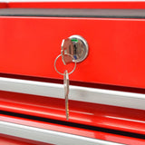 NNEVL Workshop Tool Trolley with 1125 Tools Steel Red