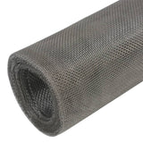 NNEVL Mesh Screen Stainless Steel 150x500 cm Silver