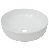 NNEVL Basin Round Ceramic White 41.5x13.5 cm