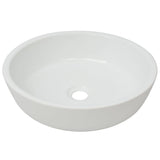 NNEVL Basin Round Ceramic White 42x12 cm