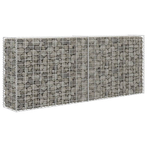 NNEVL Gabion Basket Galvanised Steel 85x30x200 cm
