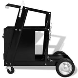 NNEVL Welding Cart with 4 Drawers Black