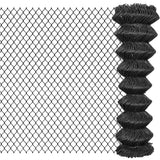 NNEVL Chain Link Fence Steel 15x1.5 m Grey