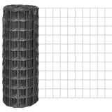 NNEVL Euro Fence Steel 25x1 m Grey