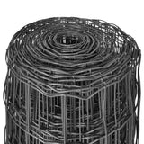 NNEVL Euro Fence Steel 25x1 m Grey