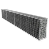 NNEVL Gabion Wall with Cover Galvanised Steel 600x50x100 cm