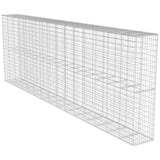 NNEVL Gabion Wall with Cover Galvanised Steel 600x50x200 cm