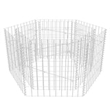 NNEVL Hexagonal Gabion Raised Bed 100x90x50 cm