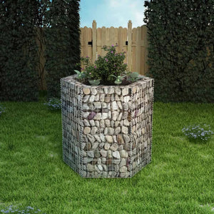 NNEVL Hexagonal Gabion Raised Bed 100x90x100 cm