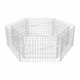NNEVL Hexagonal Gabion Raised Bed 160x140x50 cm