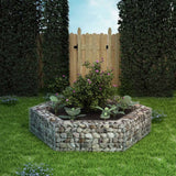 NNEVL Hexagonal Gabion Raised Bed 200x173x40 cm