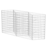 NNEVL Gabion Basket Galvanised Steel 120x30x100 cm