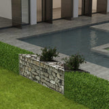 NNEVL Gabion Basket Galvanised Steel 120x30x50 cm