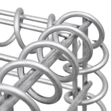 NNEVL Gabion Basket U-Shape Galvanised Steel 570x20x100 cm