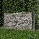 NNEVL Gabion Basket Galvanised Steel 200x30x100 cm