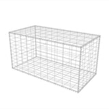 NNEVL Gabion Basket Galvanised Steel 100x50x50 cm