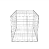 NNEVL Gabion Basket Galvanised Steel 100x50x50 cm