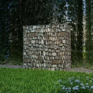 NNEVL Gabion Basket Galvanised Steel 100x50x100 cm